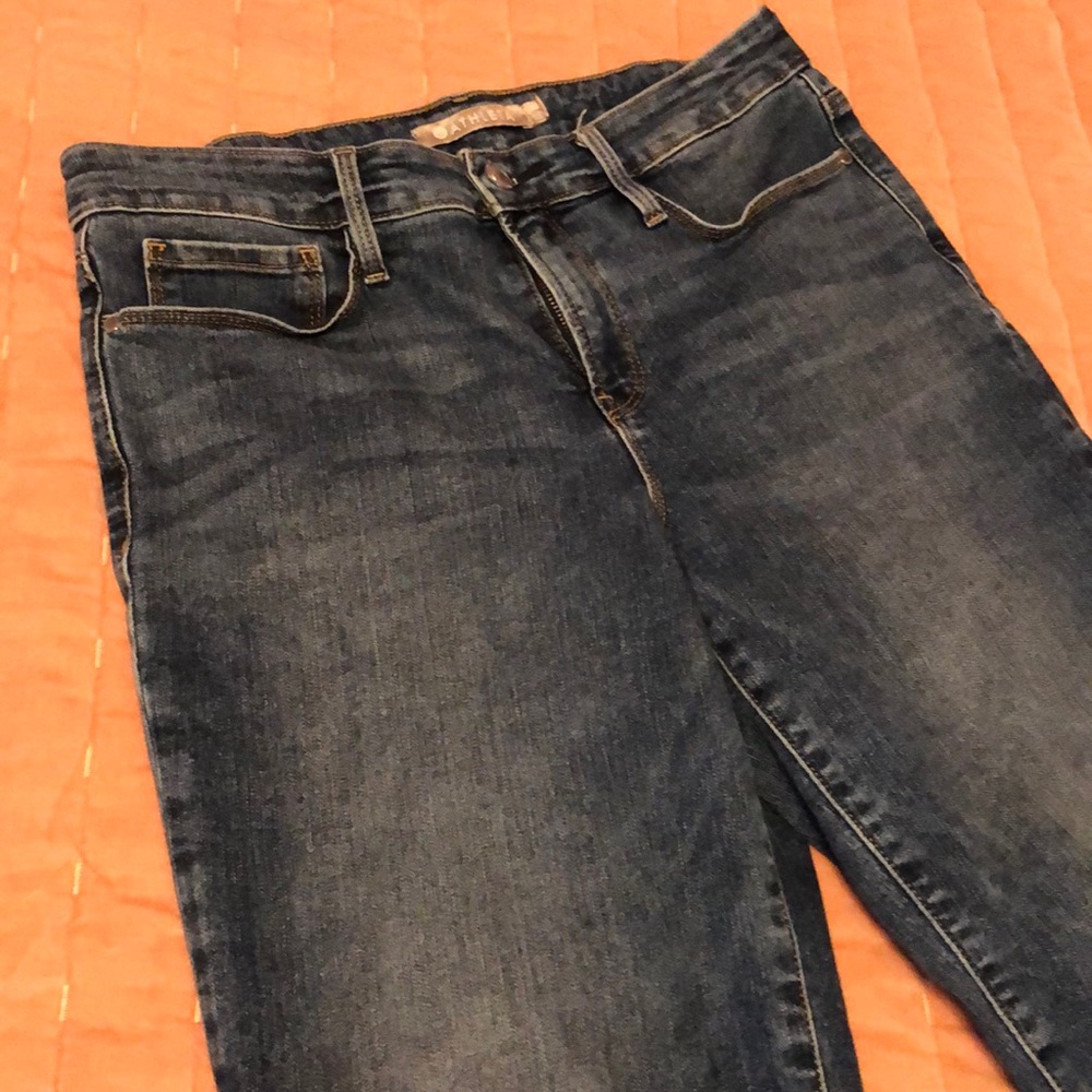 Athleta High Waisted Capri Jeans sz12
